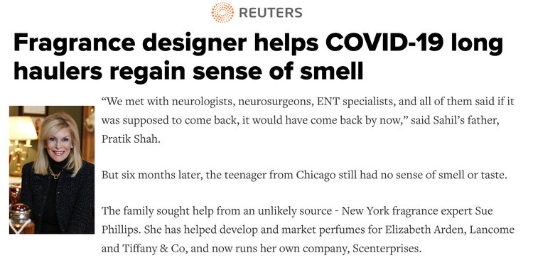 reuters fragrance designer